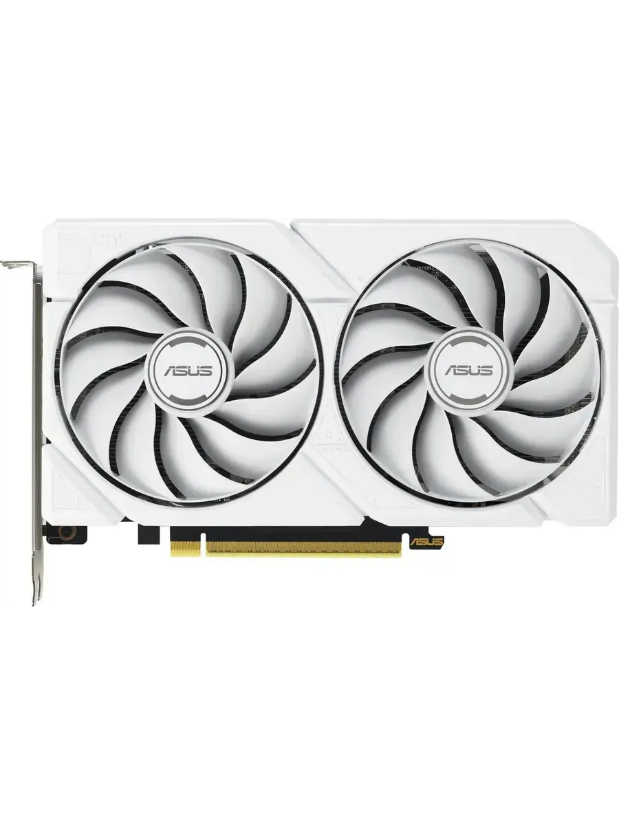 AMD Видеокарта ASUS RX 9060 XT DUAL, 16GB GDDR6, белая