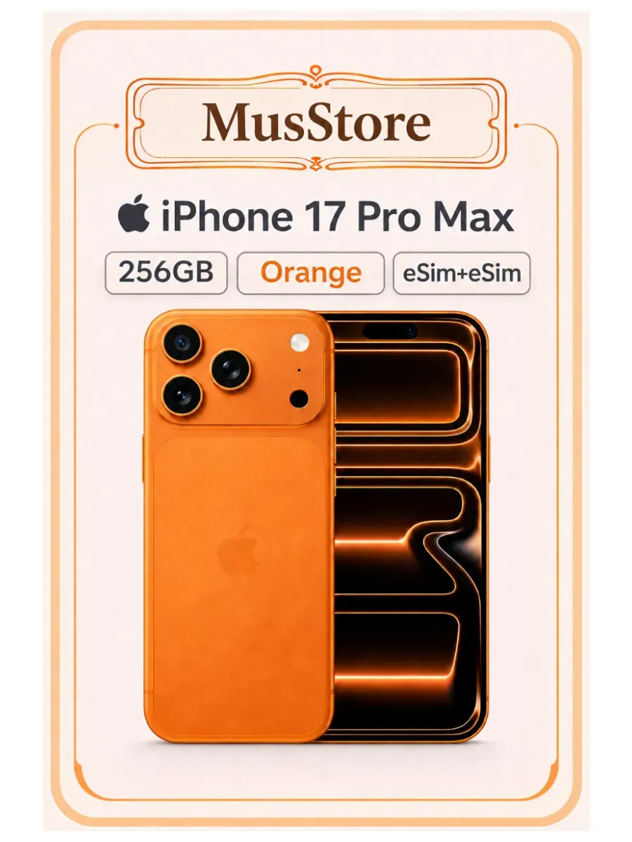 Apple iPhone 17 Pro Max 256 Gb eSIM+eSIM Orange