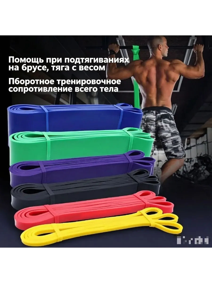 Резинка для подтягивания на турник 25-57 кг