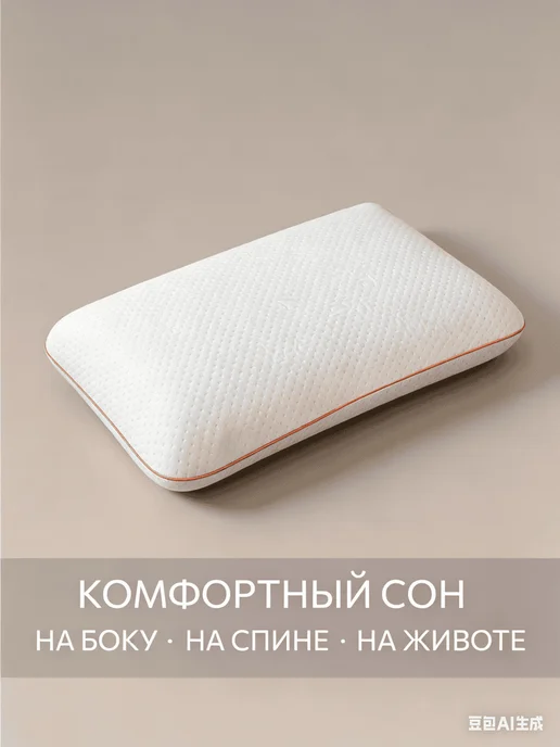 IKEA Охлаждающая ортопедическая подушка для сна 60x40, Кварнен, 60x40, фото 6