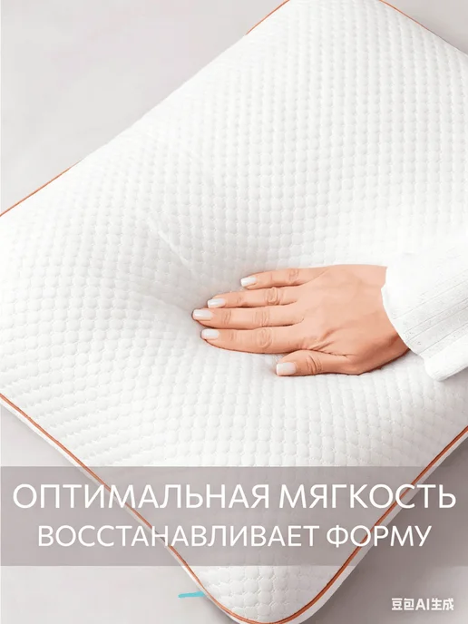 IKEA Охлаждающая ортопедическая подушка для сна 60x40, Кварнен, 60x40, фото 7