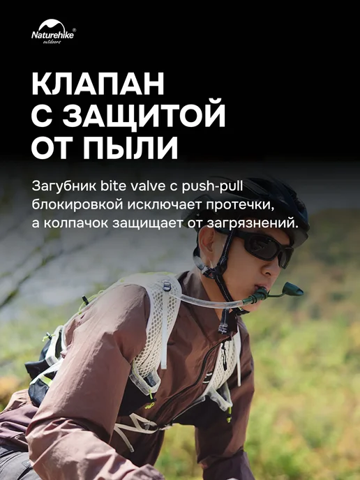 Naturehike Гидратор для рюкзака 3 литра TPU, питьевая система, вариант, фото 6