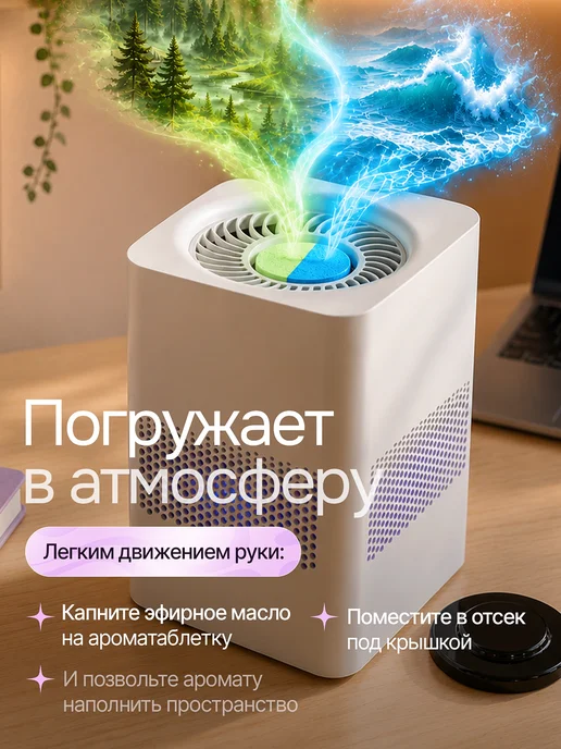 FreshOne Очиститель воздуха для квартиры и дома с ионизацией, вариант, фото 3
