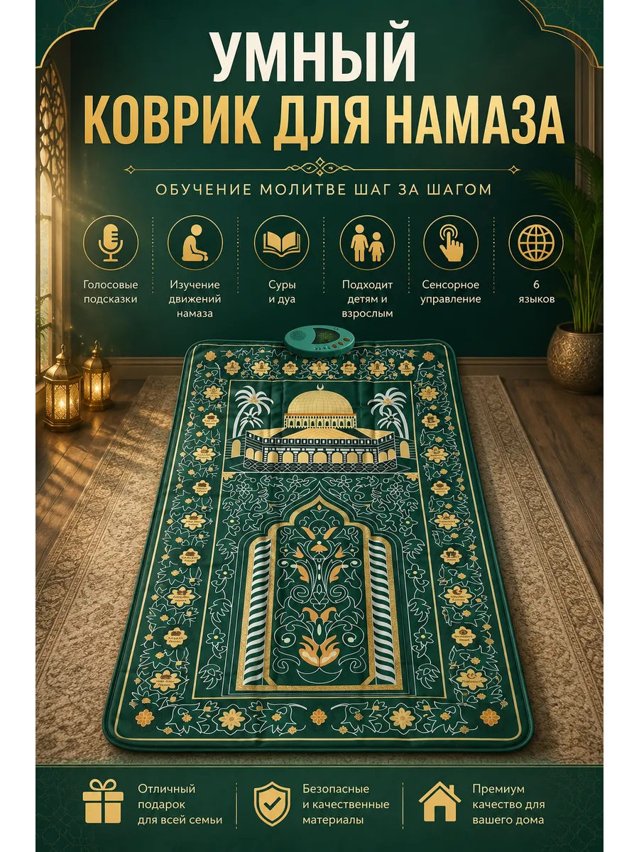 Коврик для намаза электронный обучающий