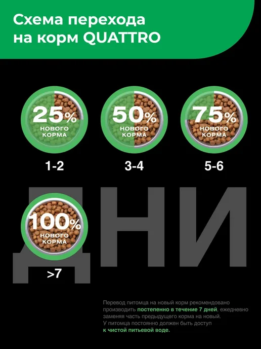 Сухой корм QUATTRO Той Пудель для собак, щенки, ягненок, 6 кг, фото 7