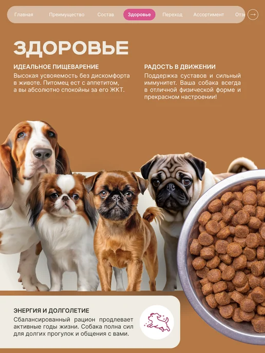 Сухой корм QUATTRO Шарпей для собак, говядина, 12 кг, фото 5