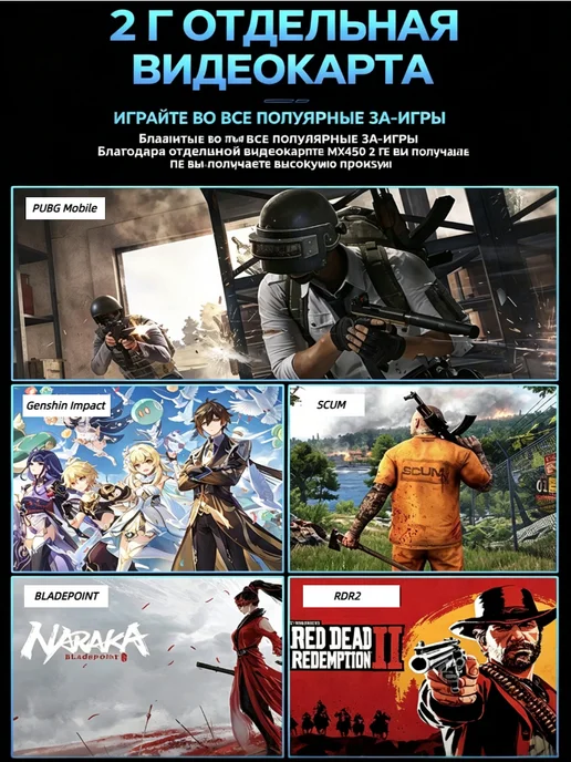 Игровой ноутбук Intel Core i9 Русская раскладка32+2048 ГБ, 2048 ГБ, фото 5