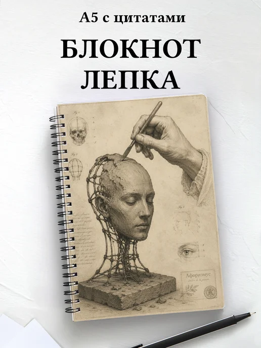 Блокнот Лепка с мотивирующими цитатами