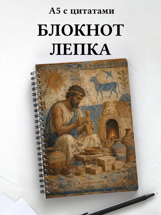 Блокнот Лепка с мотивирующими цитатами