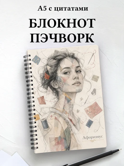 Блокнот Пэчворк с мотивирующими цитатами