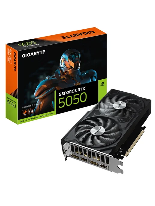 PNY PNY GeForce RTX 5050 8GB GDDR6 Black Single Fan
