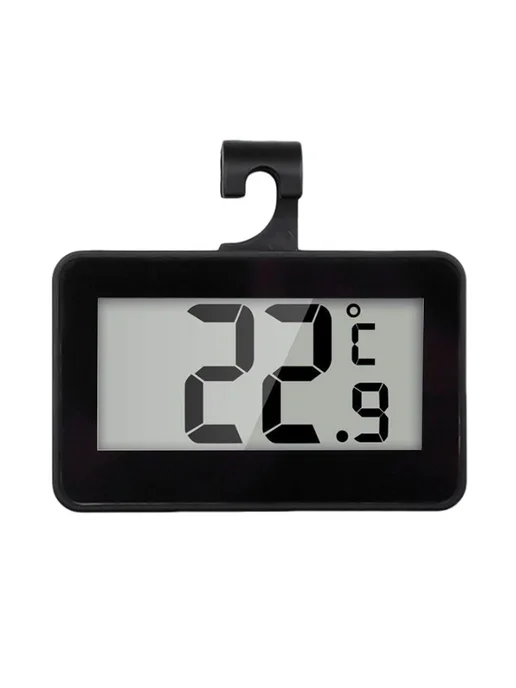 Термометр для холодильника LCD, комнатный, белый, Цифр. холодильник ЖК дисплей, фото 2