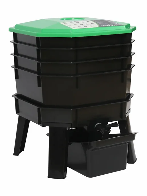 КЛАУДС Вермикомпостер EcoLive Tray, коричневый, фото 7