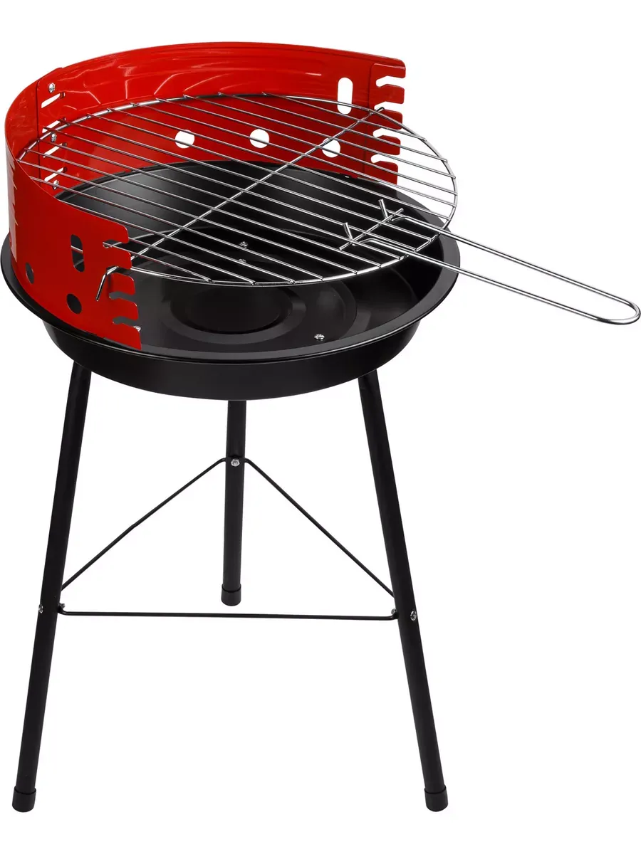 Гриль угольный уличный переносной разборный BBQ 35x35x56 см