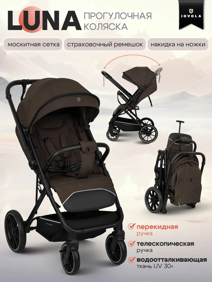 Коляска прогулочная LUNA всесезон с перекидной ручкой