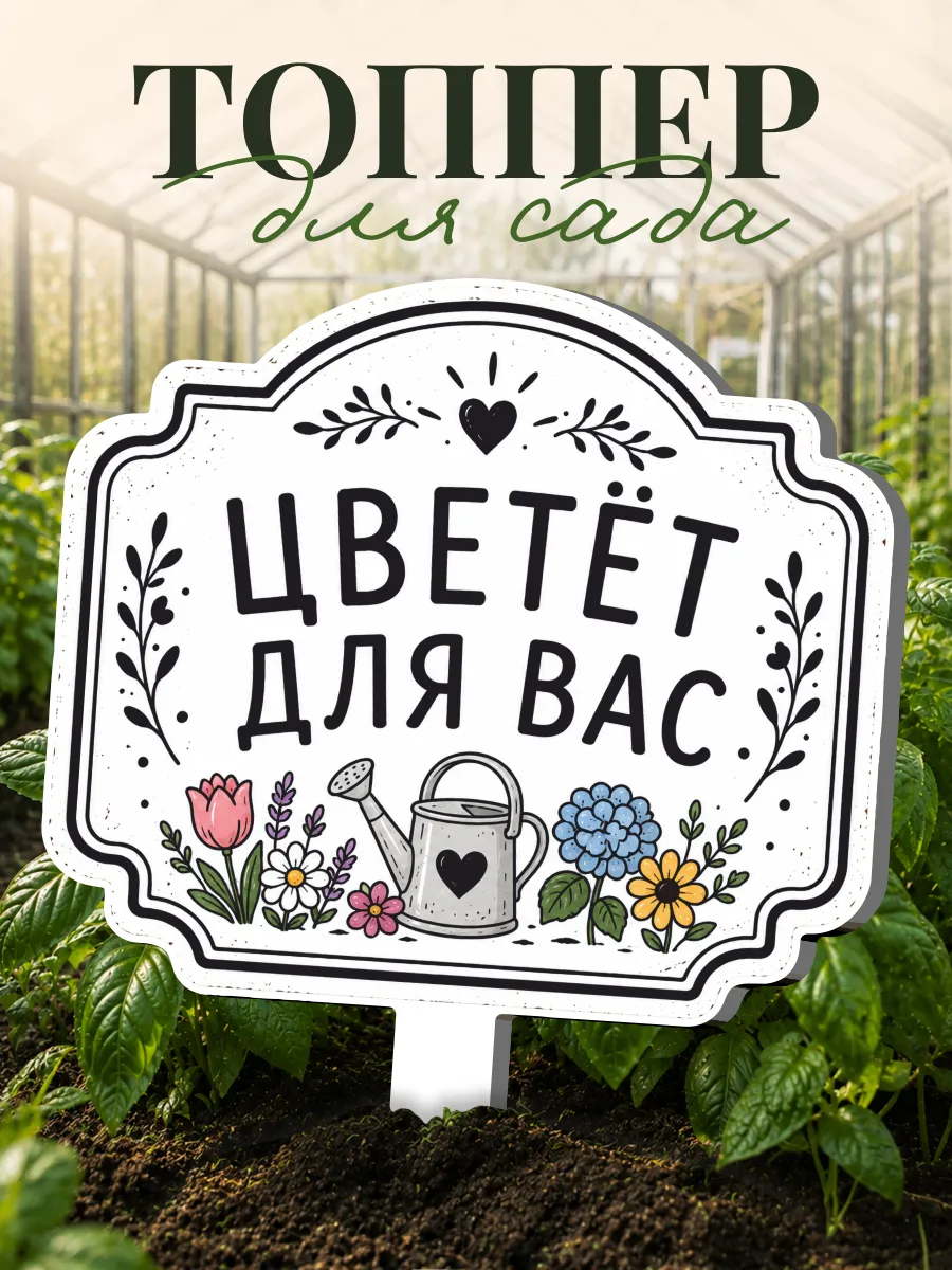Фигурка для сада Цветы - Растения