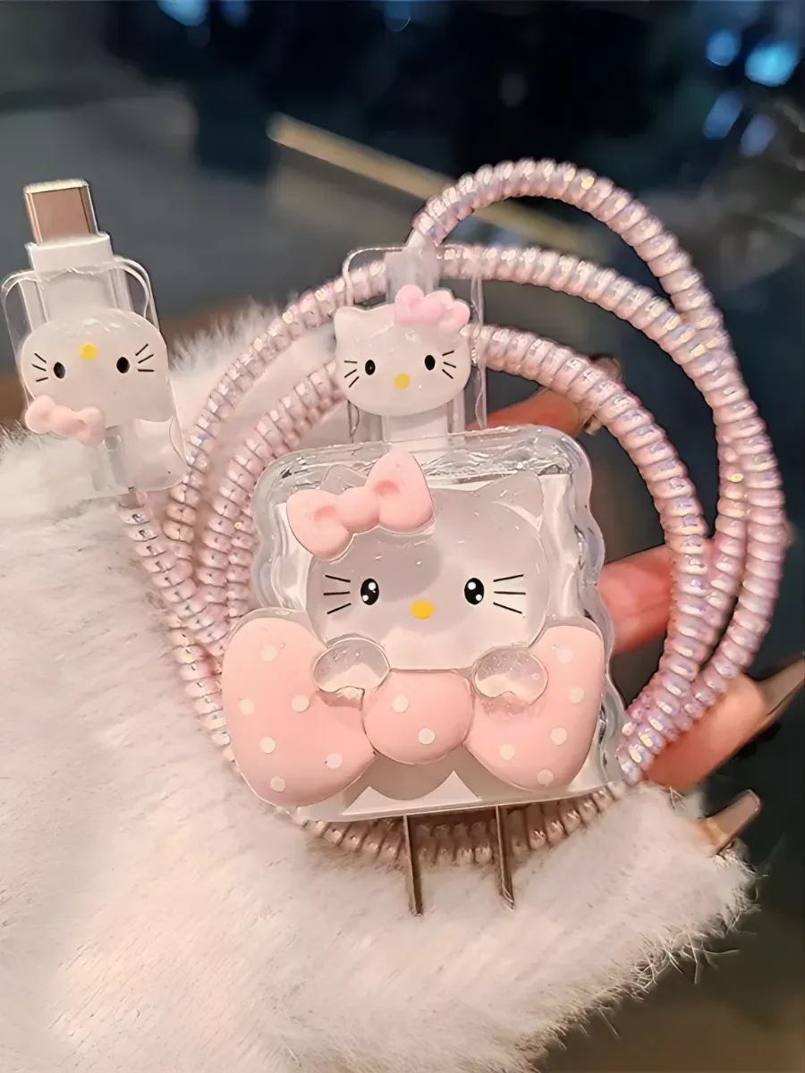 Защита для зарядки Hello Kitty