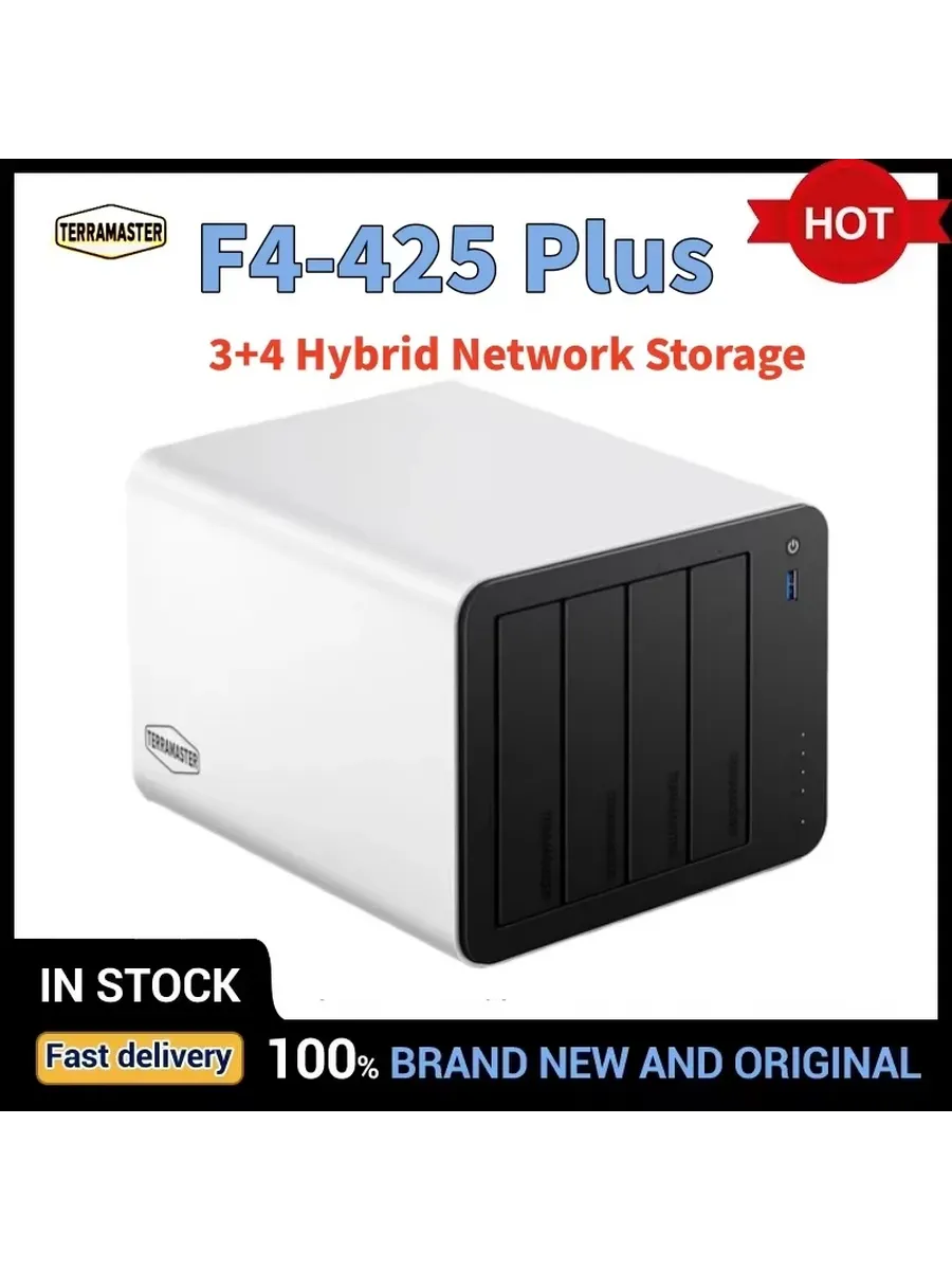 TerraMaster F4-425 Plus 3+4 Гибридное сетево�