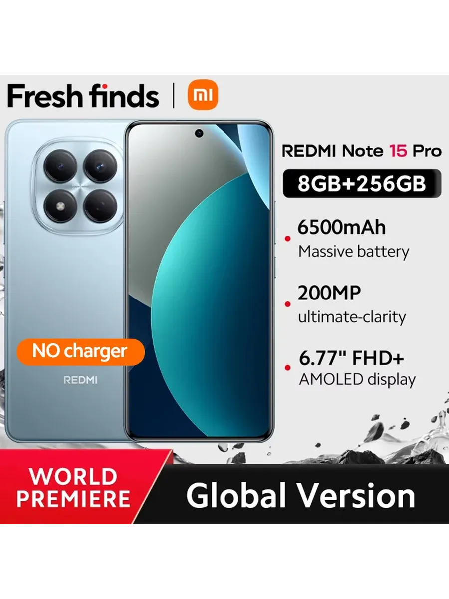 Смартфон Xiaomi Redmi Note 15 Pro, 8/256ГБ, global
