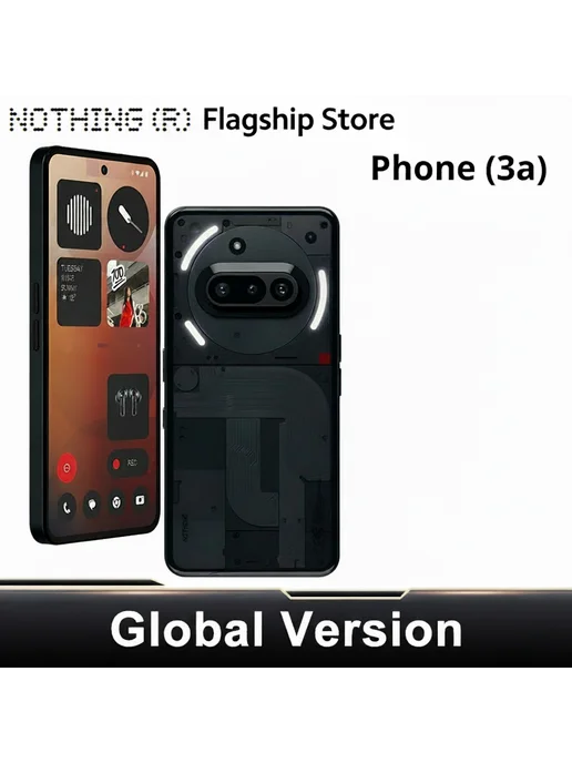 Смартфон Nothing Phone 3A 12/256 ГБ, красный, фото 2