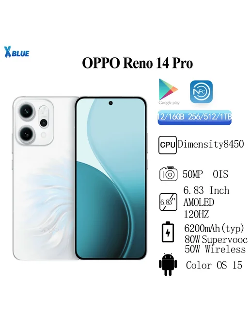 Смартфон OPPO Reno14 Pro 12/512 ГБ, фиолетовый, фото 2