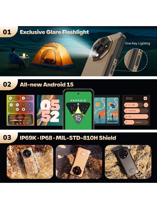 Смартфон Ulefone Armor X16 Pro 16/256 ГБ, белый, фото 7