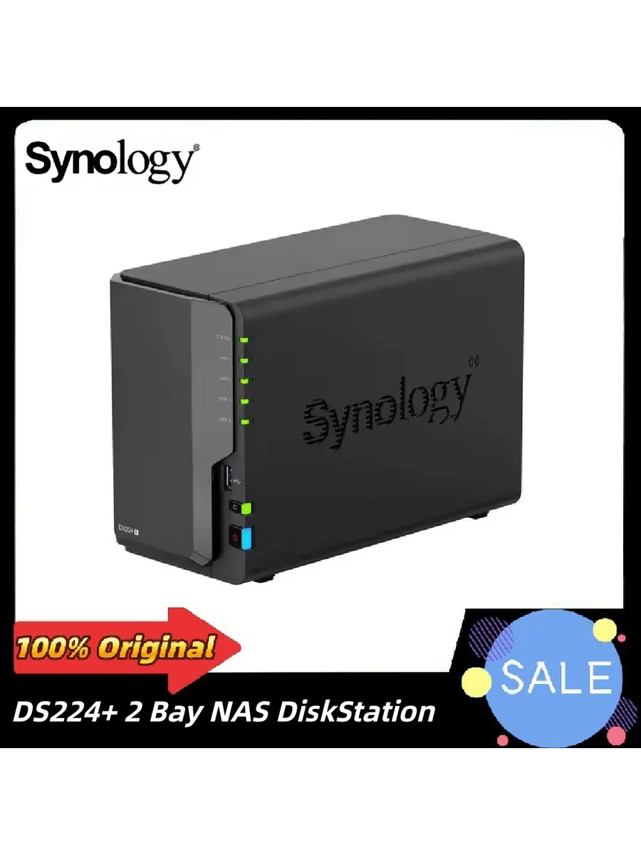 Synology DS224+ сетевое хранилище