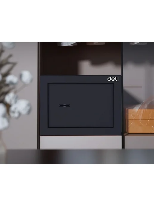 DELI Сейф мебельный Srock ET560 170x230x170мм ключевой, 170x230x170 мм, фото 2
