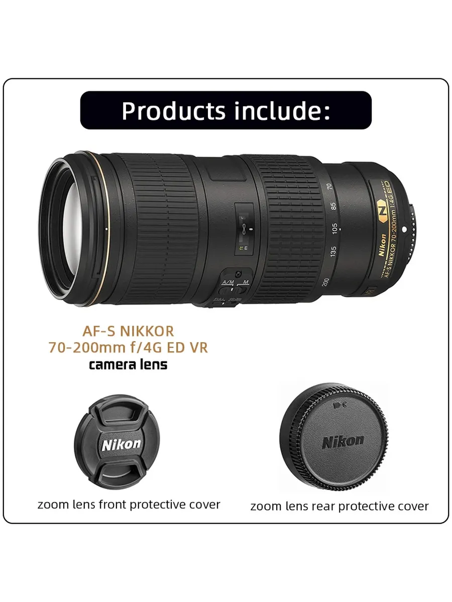 nikon Объектив AF-S NIKKOR 70-200mm f 4G ED VR