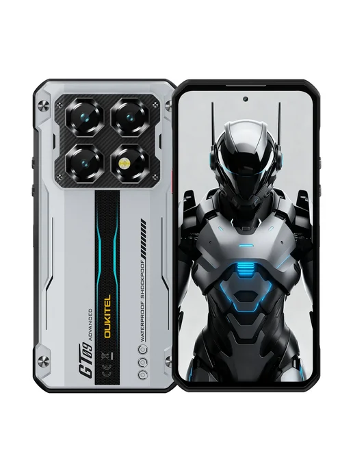 Смартфон OUKITEL Wp62 12/512 ГБ, серебристый