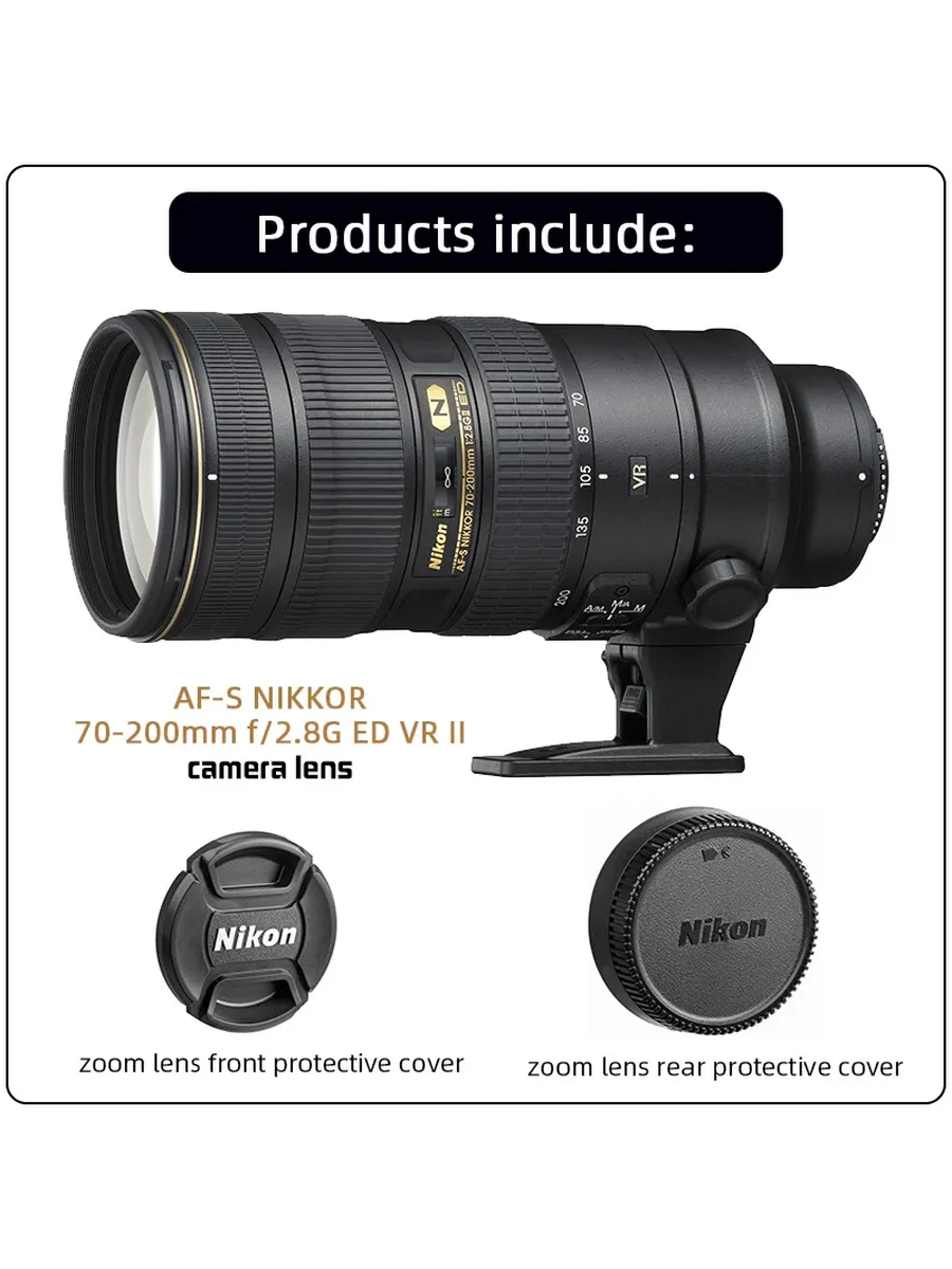 nikon Объектив AF-S NIKKOR 70-200mm f 2.8G ED VR II
