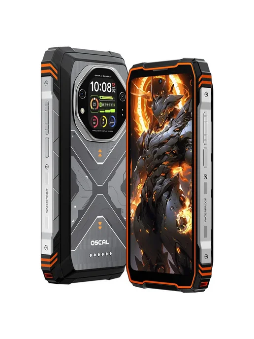 Смартфон Blackview Oscal Tank 1 12/256 ГБ, оранжевый, фото 2