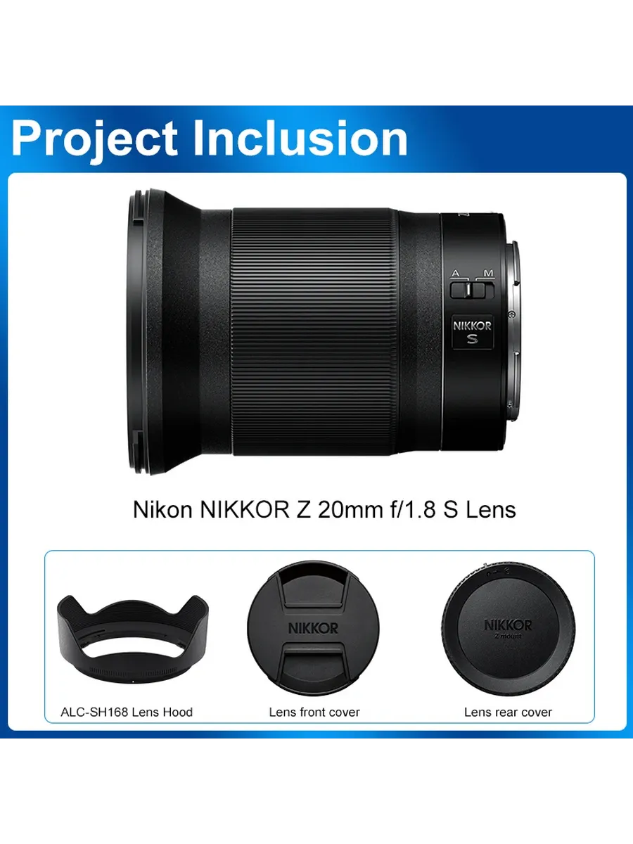 nikon Объектив NIKKOR Z 20mm f 1.8 S