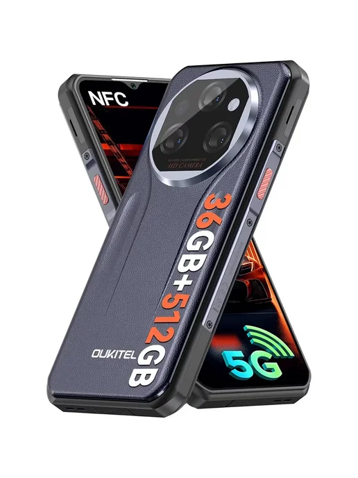 Смартфон OUKITEL Wp39 Pro 12/512 ГБ, черный