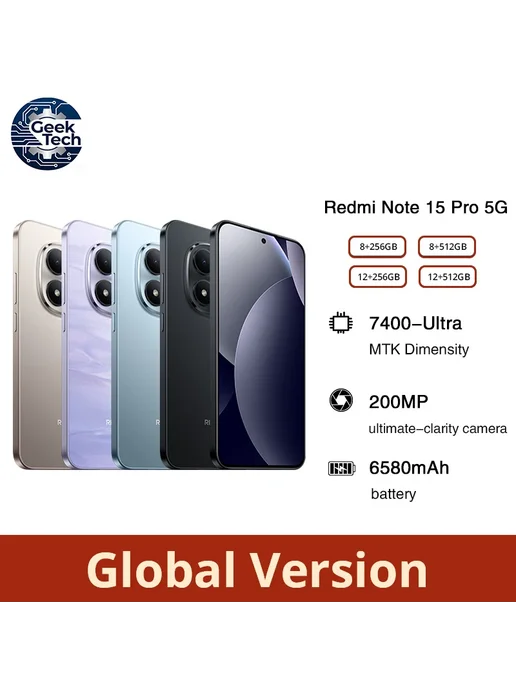 Смартфон Xiaomi Redmi Note 15 Pro 8/512 ГБ, фиолетовый, фото 3