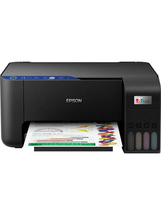 Epson Мфу струйный L3251 C11CJ67409 C11CJ67406 419 A4 WiFi черный, черный