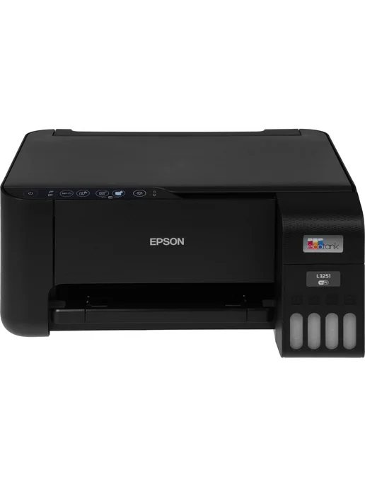 Epson Мфу струйный L3251 C11CJ67409 C11CJ67406 419 A4 WiFi черный, черный, фото 4