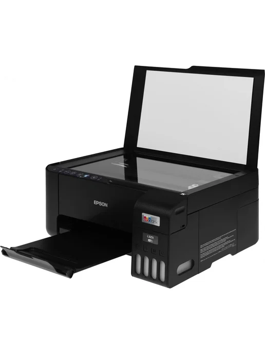 Epson Мфу струйный L3251 C11CJ67409 C11CJ67406 419 A4 WiFi черный, черный, фото 5