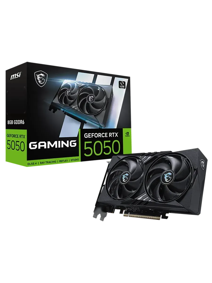 MSI Видеокарта GeForce RTX 5050 GAMING, 8GB GDDR6