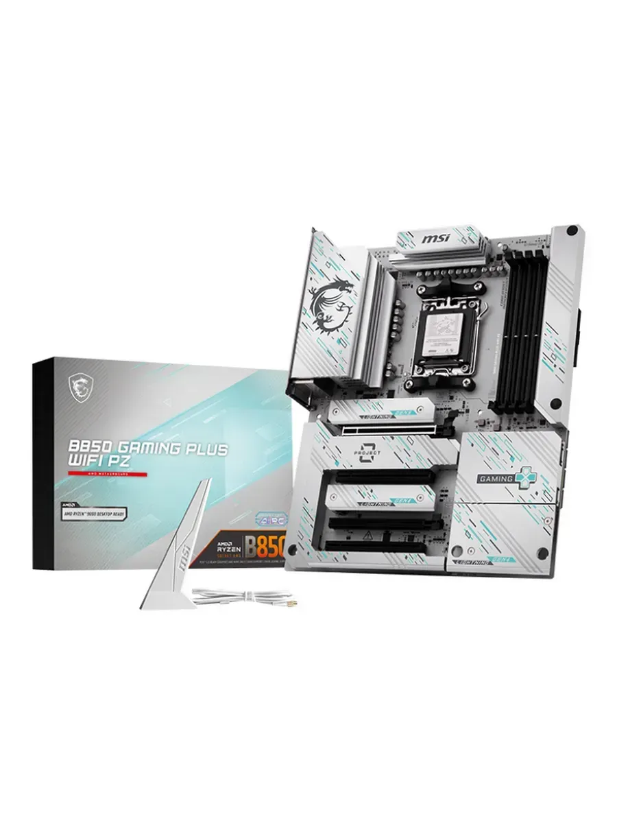 Материнская плата B850 GAMING PLUS WIFI, AM5, ATX, DDR5 MSI 1146914976 купить за 33 699 ₽ в интернет‑магазине Wildberries