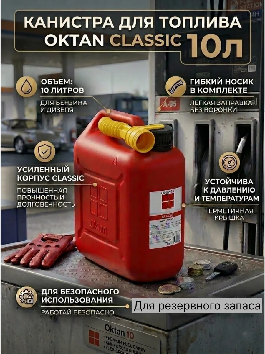 Канистра для топлива 10 л