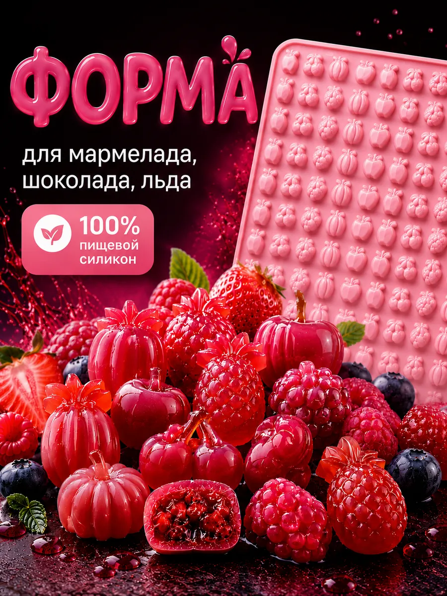 Силиконовая форма для шоколада конфет мармелада