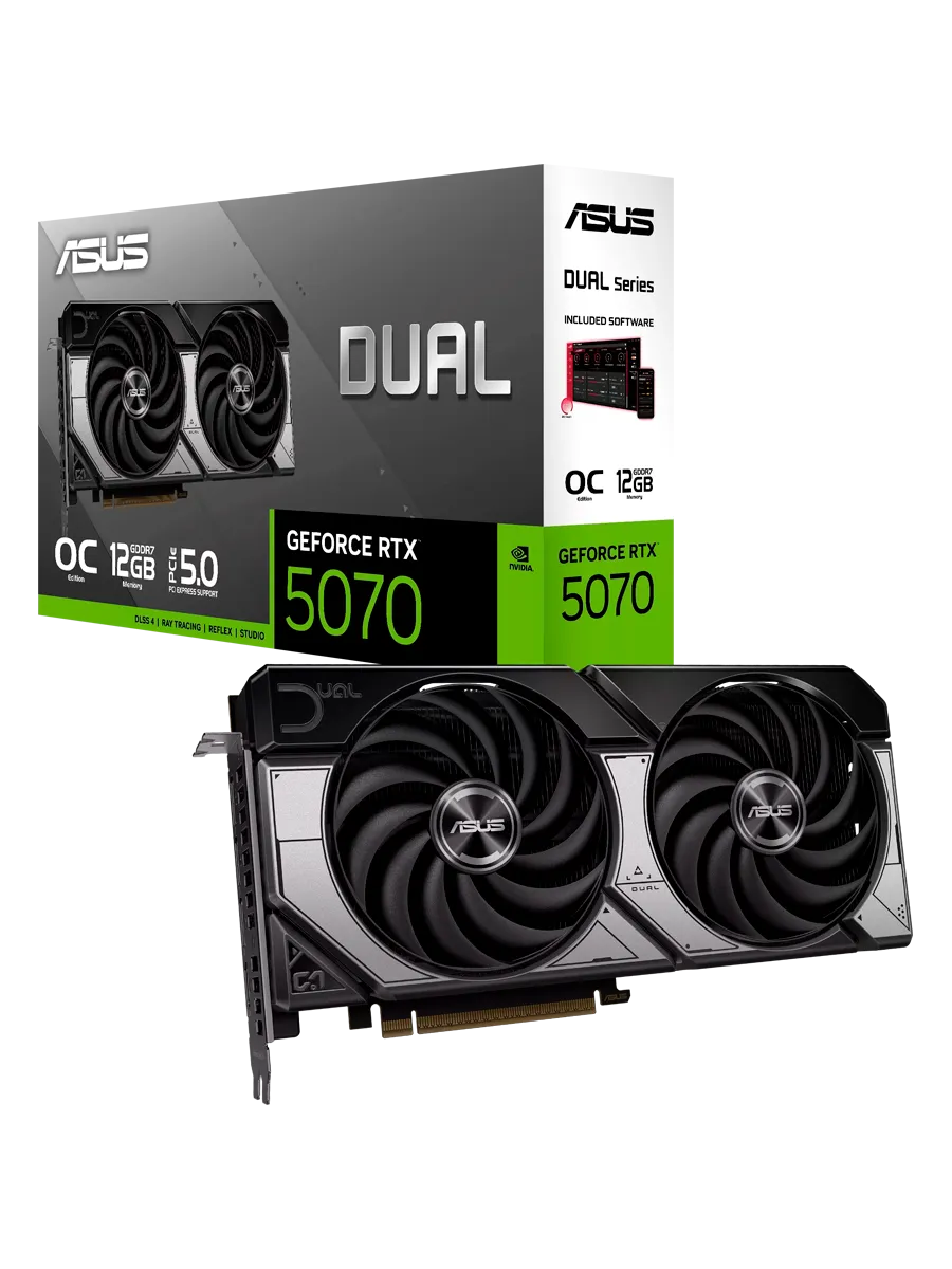 Asus Video Card NVIDIA RTX 5070 12 GB GDDR7 192 bit 1x HDMI 2.1b