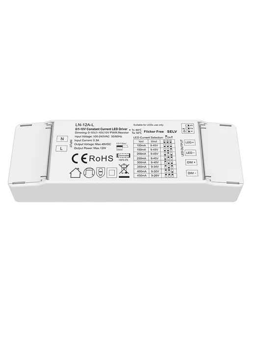 Драйвер LED постоянного тока 0-10V, PWM, без мерцания, вариант, фото 2