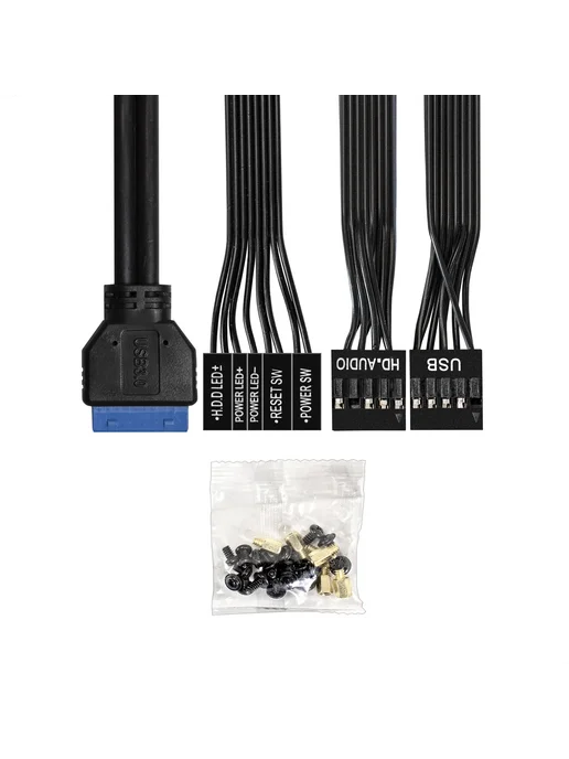 EXEGATE Minitower BAA-503U2-UNS400, черный, фото 7