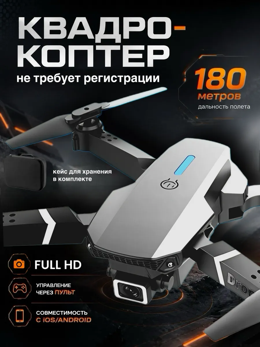 Квадрокоптер с камерой радиоуправляемый дрон