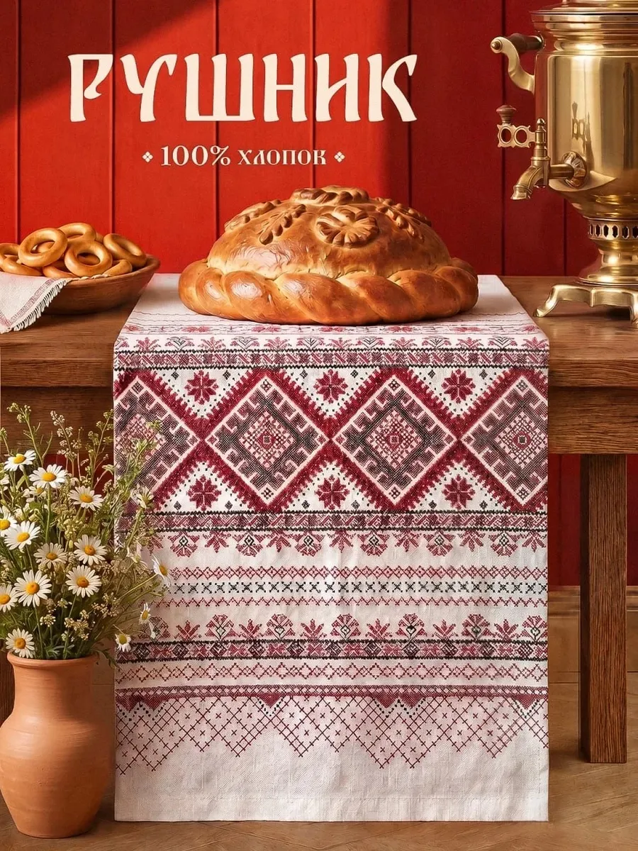 Рушник свадебный для каравая