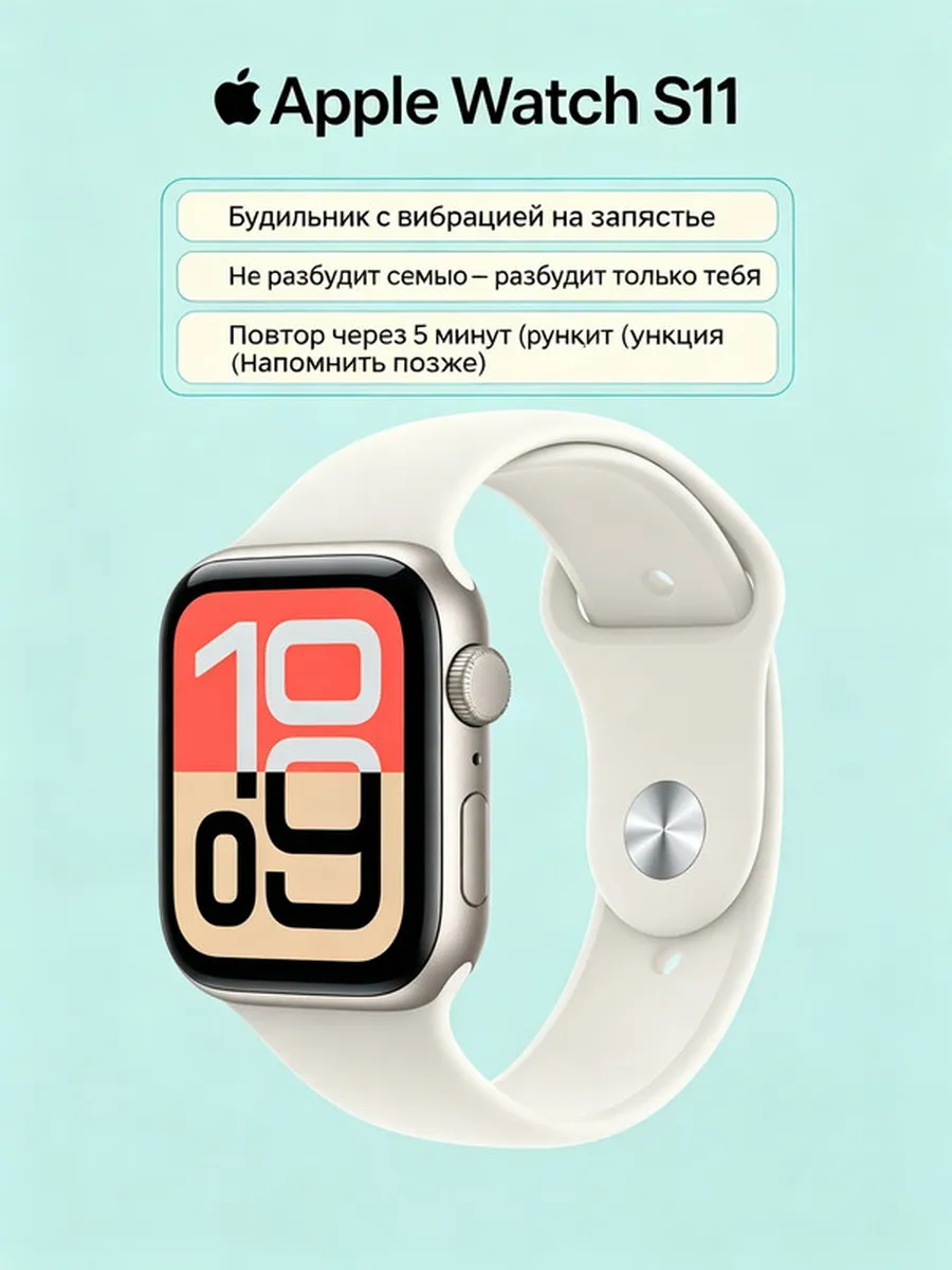 Apple Watch S11 42mm белый Find My поиск iPhone