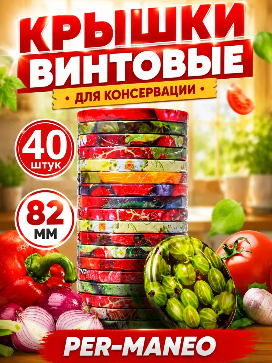 Крышки винтовые 40шт