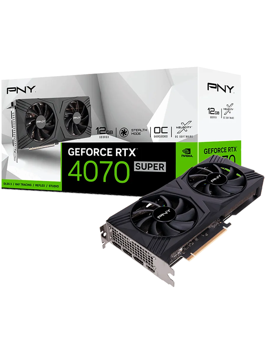 Video Card NVidia GeForce RTX 4070 SUPER 12GB VERTO PNY 1149889079 купить в интернет‑магазине Wildberries